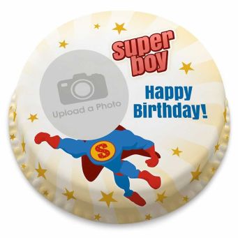 Super Boy photo Cake