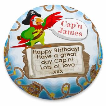 Parrot Pirate Birthday Cake