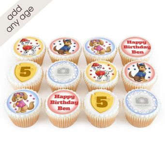 12 Cute Dog Photo Cupcakes