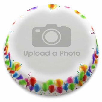 Balloons Full Photo Cake