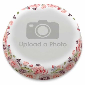 Traditional Floral Full Photo Cake