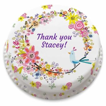 Thank You Birdie Cake