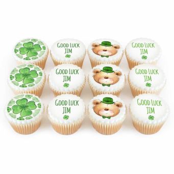 12 Lucky Ted Cupcakes