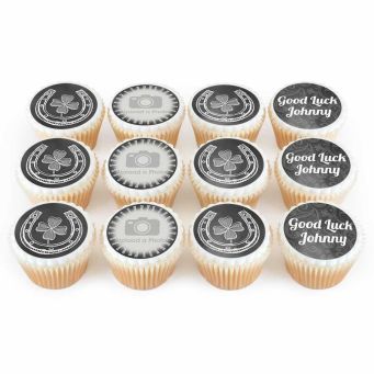 12 Lucky Chalkboard Cupcakes