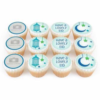 12 Eid Photo Cupcakes