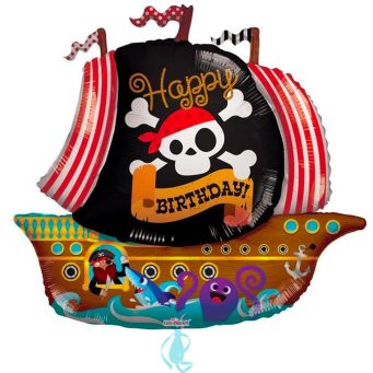 Jumbo Pirate Birthday Balloon