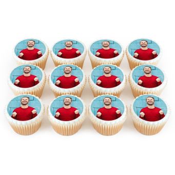 1 Photo On 12 Cupcakes