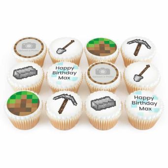 12 Mining Photo Cupcakes