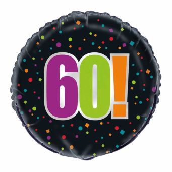 Birthday Cheer 60th Balloon