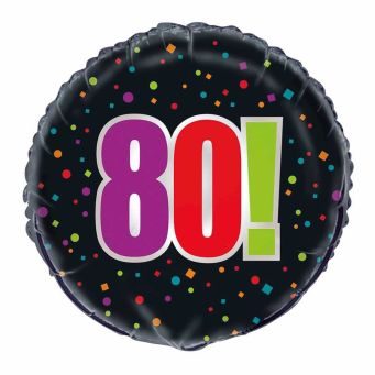 Birthday Cheer 80th Balloon