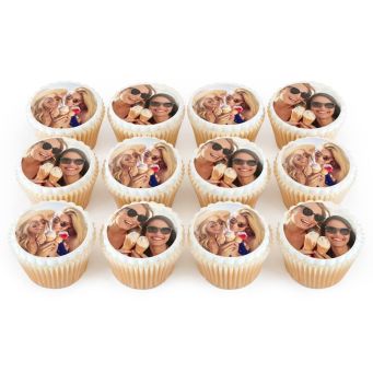 2 Photos on 12 Cupcakes