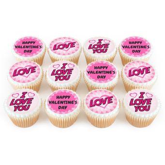 12 Action Love Cupcakes