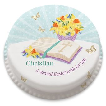 Bible Flowers Cake