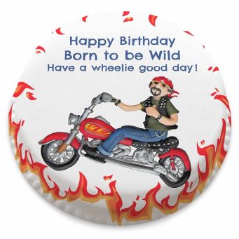 Motorbike Birthday Cake
