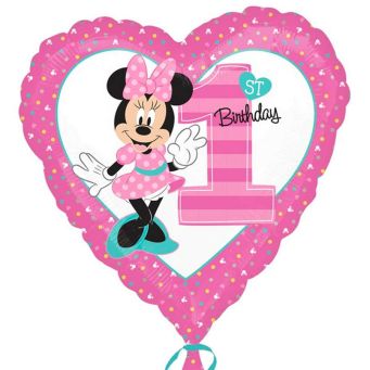 minnie mouse 1st balloon
