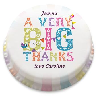 Very Big Thanks Cake