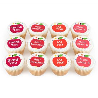 12 Thank You Apple Cupcakes