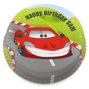 Red Racer Car Cake