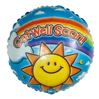 Get Well Sun Balloon