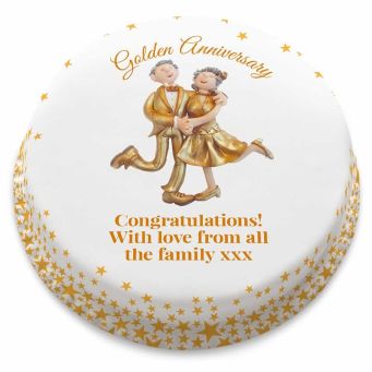 Golden Couple Cake