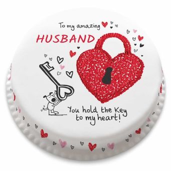 Key to my Heart Cake