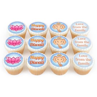 12 Simple Diwali Cupcakes
