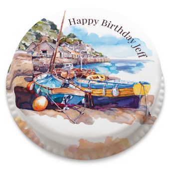 Fishing Boat Cake