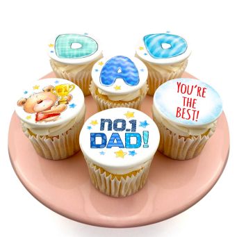 12 Ted Trophy Cupcakes