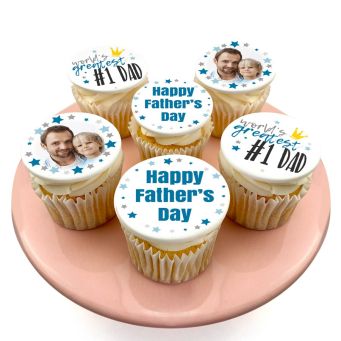 12 World's Greatest Dad Cupcakes