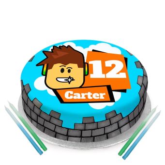 Roblox Themed Cake