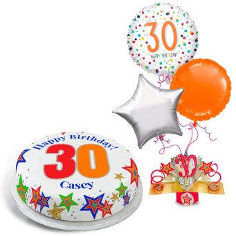 30th Rainbow Dots Gift Set