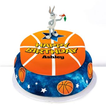 Space Jam Themed Tiered Cake