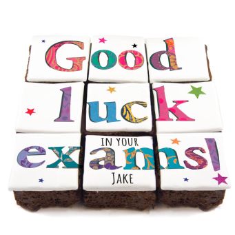 Good Luck Exams Brownies