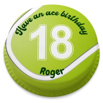 Tennis Number Cake