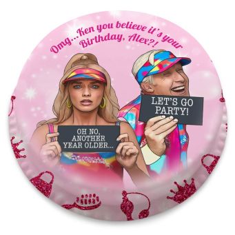 Barbie And Ken Themed Cake