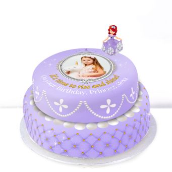 Sofia The First Photo Cake