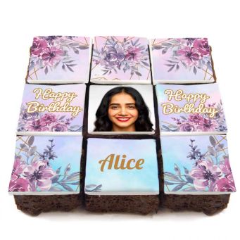 Keep Calm Blue Cake - cancelled