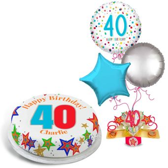 40th Rainbow Dots Gift Set