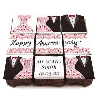 Wedding Dress Brownies