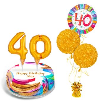 40th Birthday Paint Gift Set