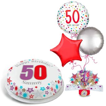 50th Rainbow Dots Gift Set