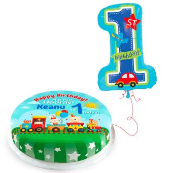 1st Birthday Train Gift Set
