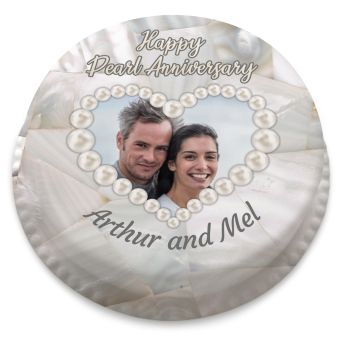 Pearl Anniversary Cake