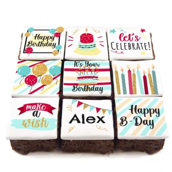 9 Let It Snow Brownies