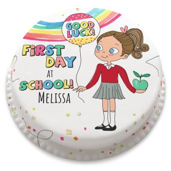 Autumnal School Girl Cake