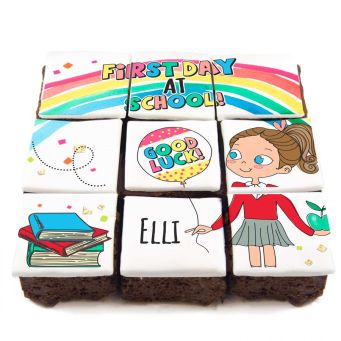 Autumnal School Girl Brownie