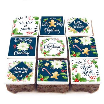 9 Holly Jolly Brownies