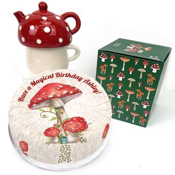 Purple Polka Gift Set