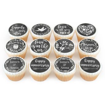 Black And White Cupcakes