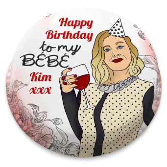 Keep Calm Green Cake - cancelled